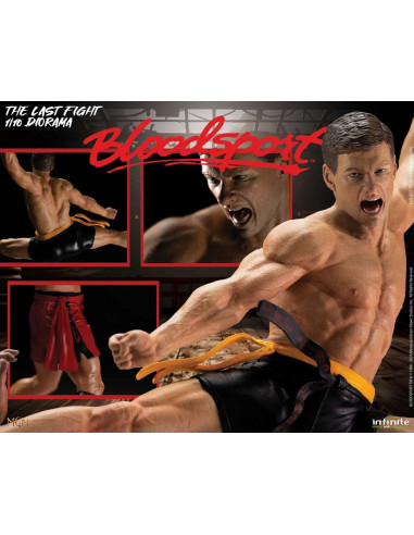 Bloodsport The Last Fight Van Damme V Bolo Chong Li Diorama Infinite Statue JCVD