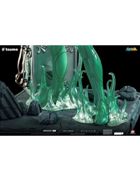 Saint Seiya Dragon Shiryu HQS+ 1/4 Cavalieri dello zodiaco Bronze Statue Tsume