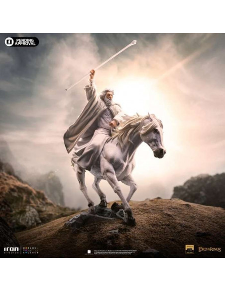 Lord of the Rings GANDALF the white on shadowfax CCXP Exclusive Iron Studios