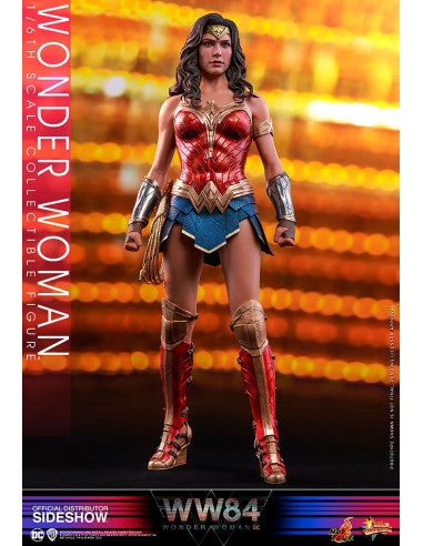 DC Gal Gadot as Wonder Woman 1984 Action Figure 1/6 Hot Toys Sideshow MMS584