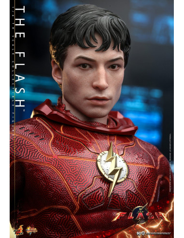 DC THE FLASH Ezra Miller as Barry Allen Action Figure Hot Toys Sideshow MMS713