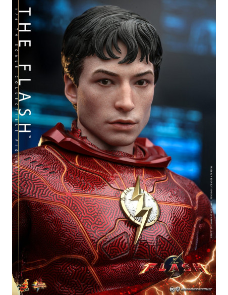 DC THE FLASH Ezra Miller as Barry Allen Action Figure Hot Toys Sideshow MMS713