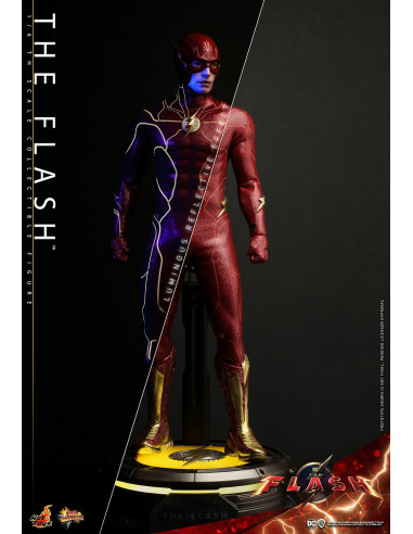 DC THE FLASH Ezra Miller as Barry Allen Action Figure Hot Toys Sideshow MMS713