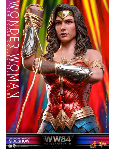 DC Gal Gadot as Wonder Woman 1984 Action Figure 1/6 Hot Toys Sideshow MMS584