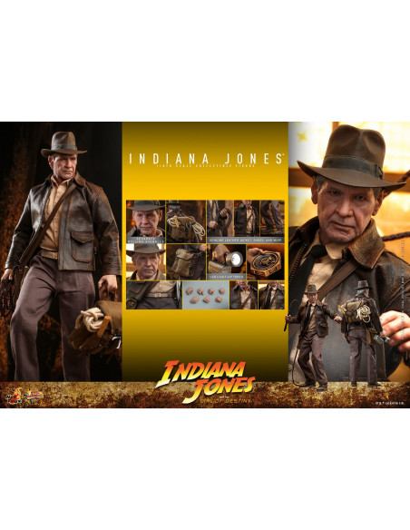 INDIANA JONES and the Dial of Destiny Harrison Ford Hot Toys Sideshow MMS716