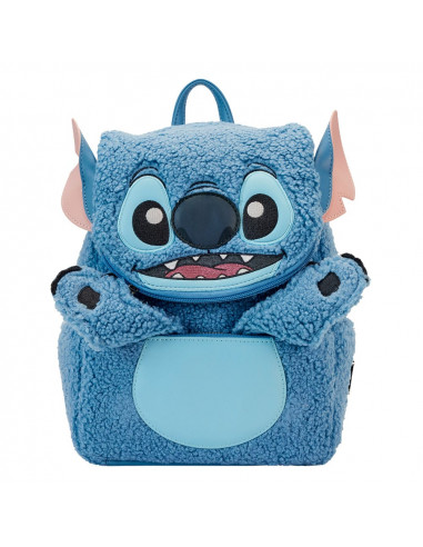 Disney by Loungefly Backpack Stitch Plush Pocket