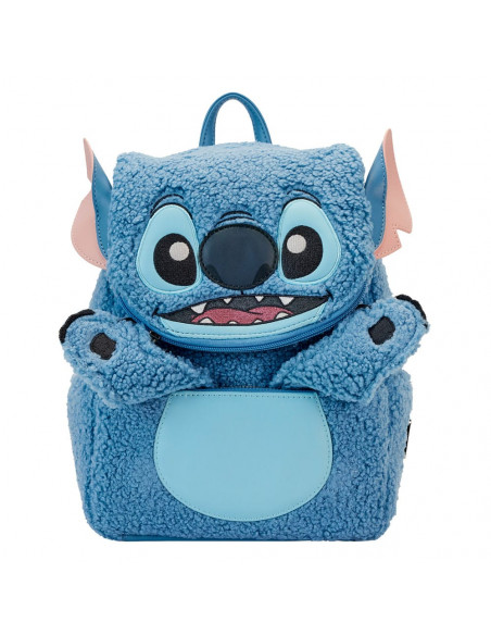 Disney by Loungefly Backpack Stitch Plush Pocket