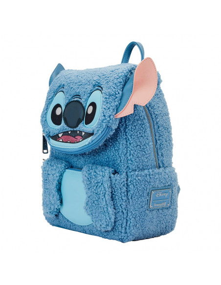 Disney by Loungefly Backpack Stitch Plush Pocket