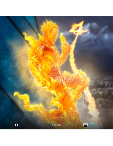 Fantastic Four Art Scale Statue 1/10 Human Torch 30 cm