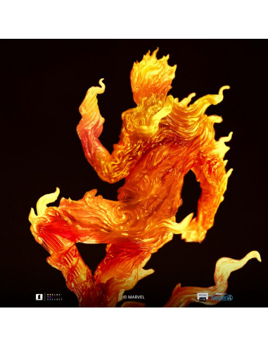 Fantastic Four Art Scale Statue 1/10 Human Torch 30 cm