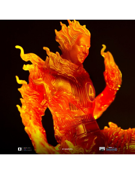 Fantastic Four Art Scale Statue 1/10 Human Torch 30 cm