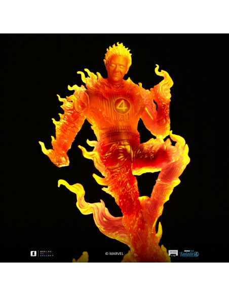 Fantastic Four Art Scale Statue 1/10 Human Torch 30 cm