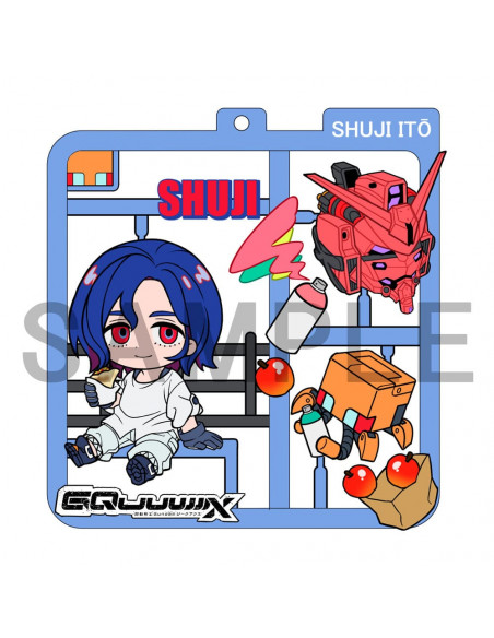 Mobile Suit Gundam GQuuuuuuX Plat Collection Keychain Assortment (4)