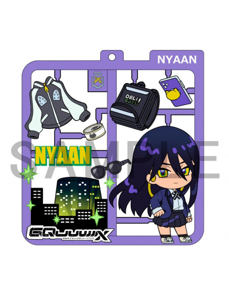 Mobile Suit Gundam GQuuuuuuX Plat Collection Keychain Assortment (4)