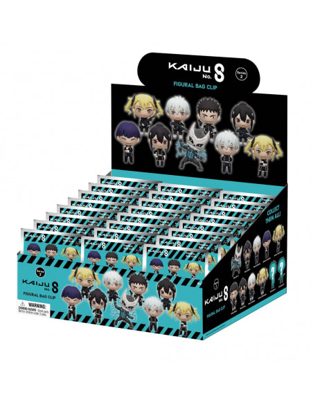 Kaiju No. 8 PVC Bag Clips Series 2 Display (24)