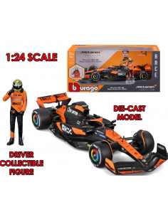 F1 MC LAREN MCL38 W NORRIS 1:24 DIECAST