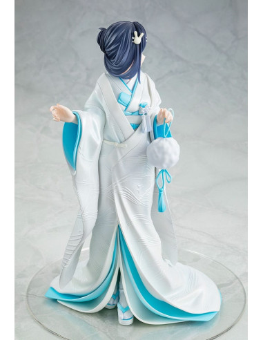 Rascal Does Not Dream of a Bunny Girl Senpai Statue 1/7 Mai Sakurajima White Kimono Ver. 23 cm