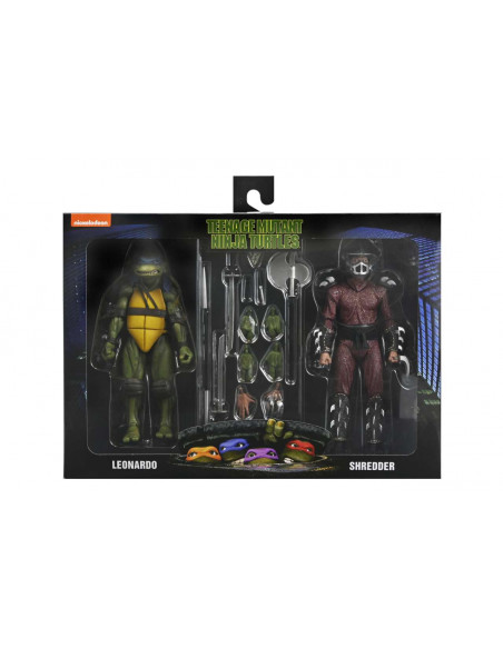 TMNT 1990 ROOF TOP SHRED VS LEO 2PACK AF
