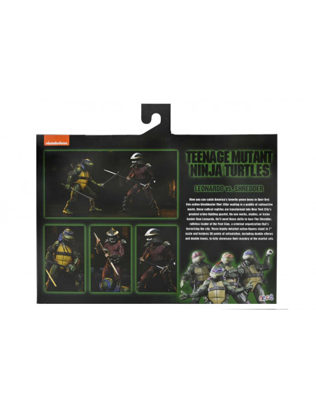 TMNT 1990 ROOF TOP SHRED VS LEO 2PACK AF