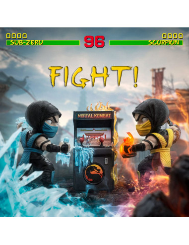 Mortal Kombat Mini Co. PVC Figures Scorpion vs. Subzero Arcade Set 15 cm