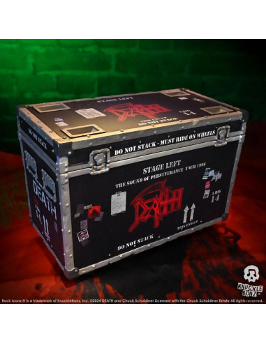Death Rock Ikonz On Tour Road Case Statue + Stage Backdrop Set The Sound of Perseverance Tour 1998