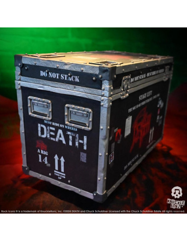 Death Rock Ikonz On Tour Road Case Statue + Stage Backdrop Set The Sound of Perseverance Tour 1998