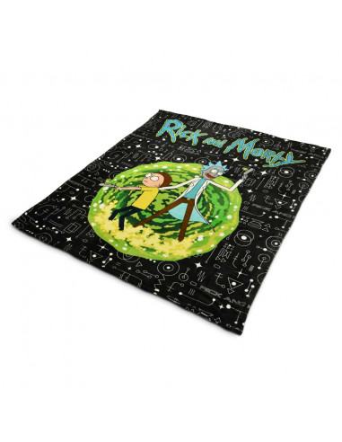 RICK & MORTY PORTAL COZY BLANKET