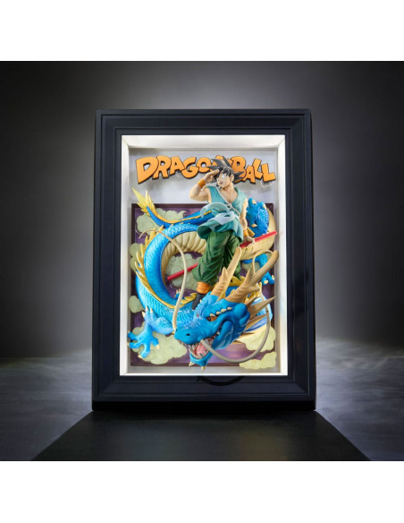 Dragon Ball Z Tamashii Art 3D Relief Picture Son Goku & Dragon 27 cm