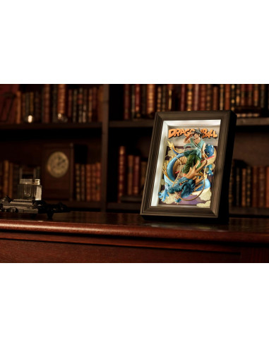 Dragon Ball Z Tamashii Art 3D Relief Picture Son Goku & Dragon 27 cm