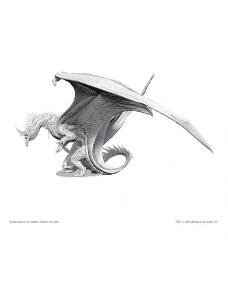 D&D Nolzur's Marvelous Miniatures Unpainted Miniatures Ancient Blue Dragon 20 cm