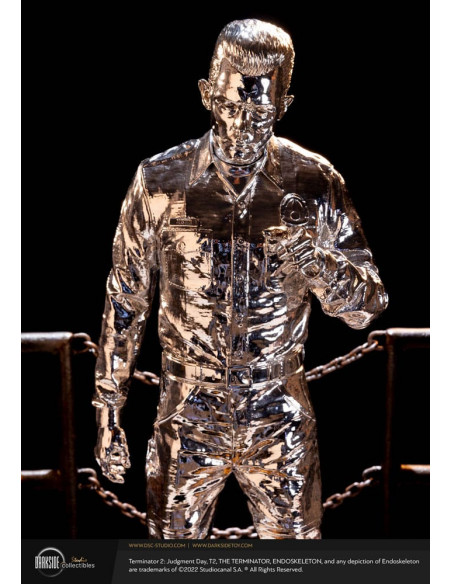 Terminator 2 Judgement Day Premium Statue 1/3 T-1000 Liquid Metal 30th Anniversary Edition 70 cm