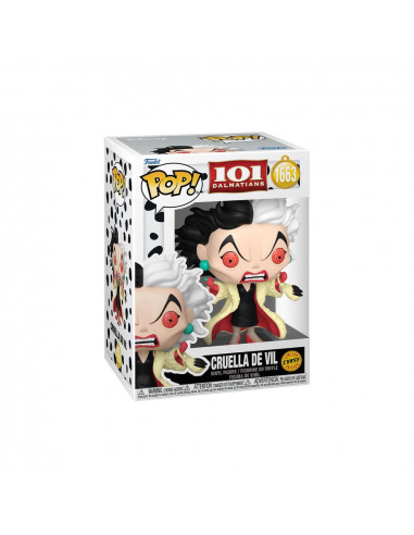 One Hundred and One Dalmatians POP! Vinyl Figures Cruella De Vil with Chase 9 cm Assortment (6)