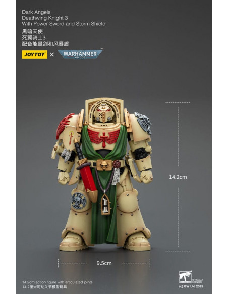 Warhammer 40,000 Action Figure Dark Angels Deathwing Knight 3 14 cm