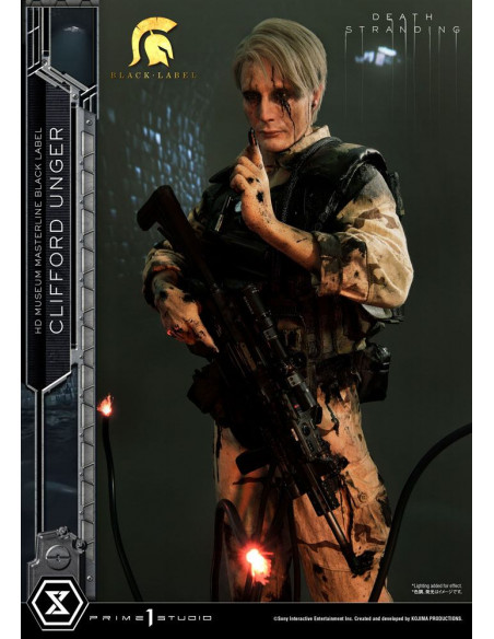 Death Stranding Statue 1/2 Clifford Unger Black Label 103 cm