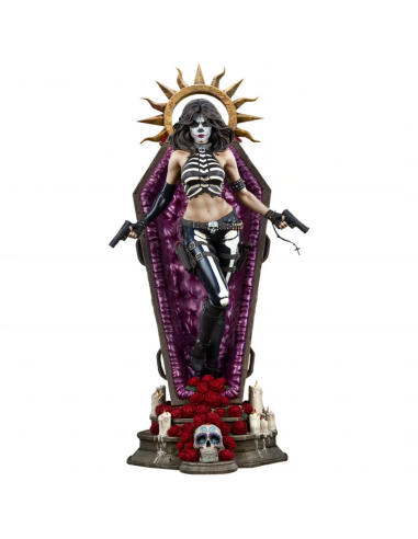 Brian Pulido Maria Diaz LA MUERTA Coffin Comics Premium Format Statue Sideshow