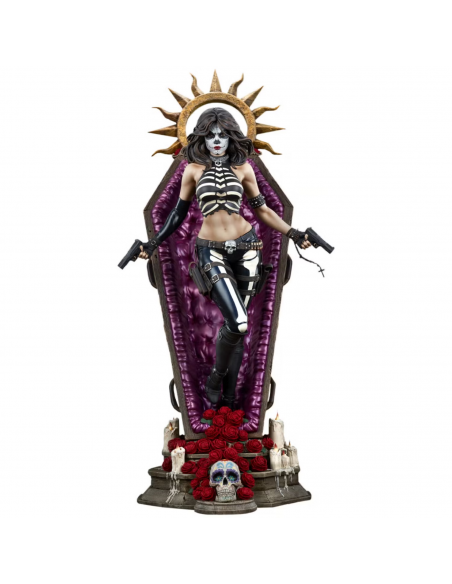 Brian Pulido Maria Diaz LA MUERTA Coffin Comics Premium Format Statue Sideshow