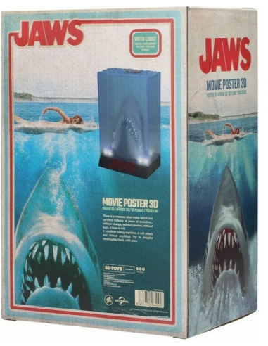 Jaws Lo Squalo Statua movie Locandina 1975 3D 50th anniversary Light Up Ver. SD