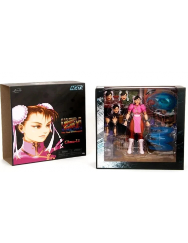 JADA TOYS 1/12 STREET FIGHTER II CHUN LI PINK DRESS ACTION FIGURE sdcc ver.