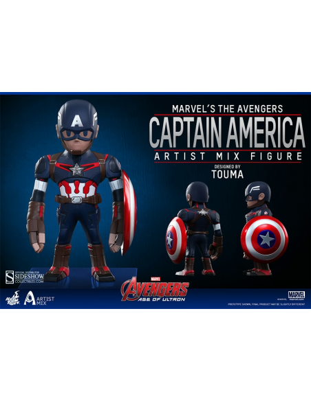 Avengers Age of Ultron Captain America Artist Mix Collectible Figure Hot Toys