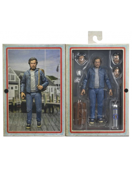 LO SQUALO Jaws Action Figure Richard Dreyfuss Hooper Amity Arrival Ultimate NECA