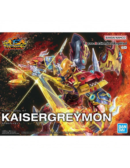 DIGIMON Kaisergreymon Figure-rise Standard Amplified Model Kit Bandai AVAILABLE