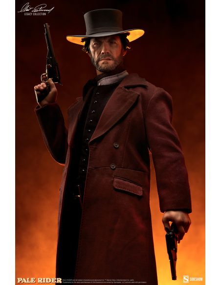 Clint Eastwood Il cavaliere pallido The Preacher 30cm 1/6 Action Figure Sideshow