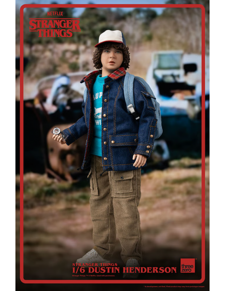 Stranger Things Gaten Matarazzo DUSTIN HENDERSON 1:6 Figure Threezero Sideshow