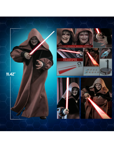 STAR WARS Darth Sidious Imperatore Palpatine 1/6 Figure MMS745 Hot Toys Sideshow