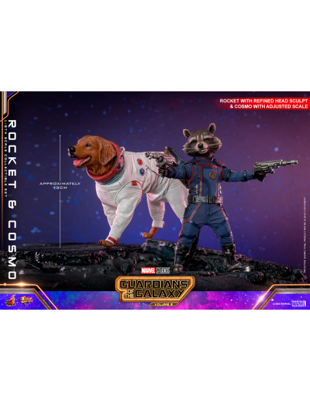 I Guardiani Della Galassia Rocket & Cosmo 1/6 Action Figure MMS708 Hot Toys