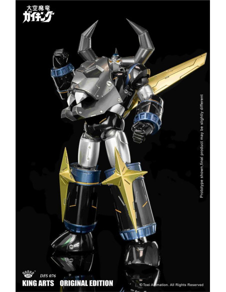 GAIKING ORIGINAL EDITION Black & Gold King Arts Diecast Robot DFS076 BROWN BOX