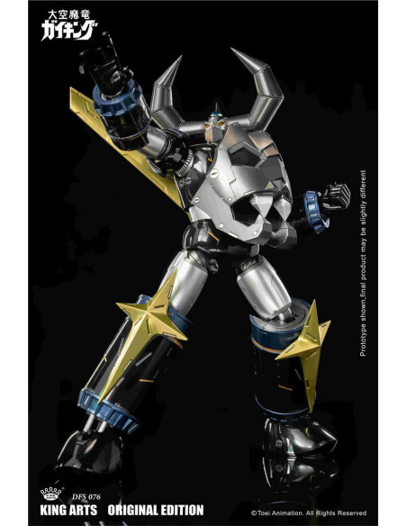 GAIKING ORIGINAL EDITION Black & Gold King Arts Diecast Robot DFS076 BROWN BOX