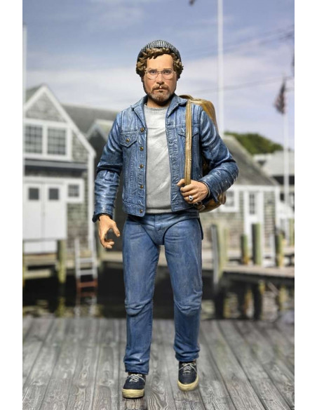LO SQUALO Jaws Action Figure Richard Dreyfuss Hooper Amity Arrival Ultimate NECA