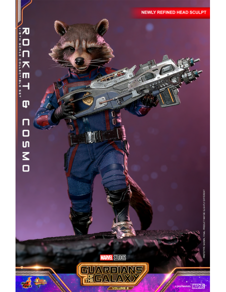 I Guardiani Della Galassia Rocket & Cosmo 1/6 Action Figure MMS708 Hot Toys