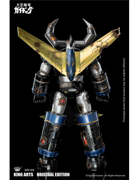 GAIKING ORIGINAL EDITION Black & Gold King Arts Diecast Robot DFS076 BROWN BOX